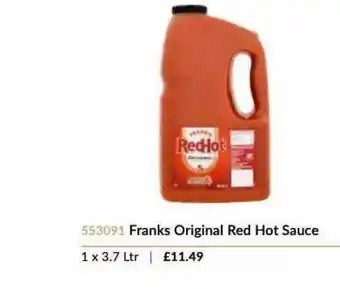 Musgrave MarketPlace Franks Original Red Hot Sauce offer