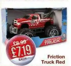 Poundstretcher Friction Truck Red offer