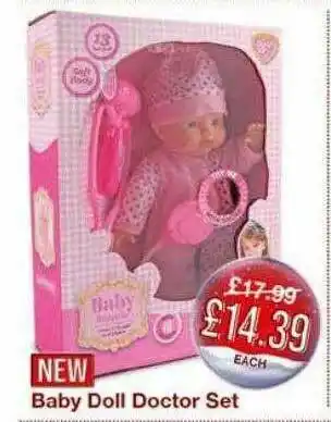 Baby Doll Doctor Set