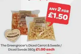 Spar Teh Greengrocer's Diced Carrot & Swede Diced Swede offer