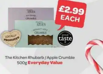 Spar The Kitchen Rhurbarb Apple Crumble offer