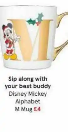 Tesco Alphabet M Mug offer