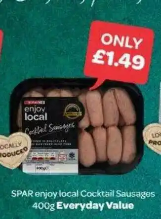 Spar Spar Enjoy Local Cocktail Sausages offer
