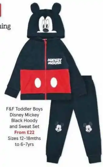 Tesco F&f Toddler Boys Disney Mickey offer