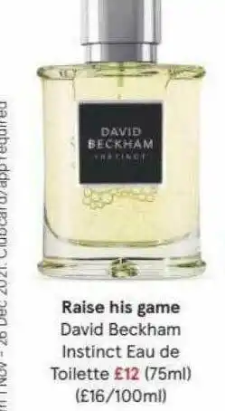 Tesco David Beckham offer