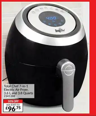 Total Chef 7-in-1 Electric Air Fryer 3.6 L And 3.8 Quarts