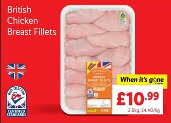 Lidl British Chicken Breast Fillets offer
