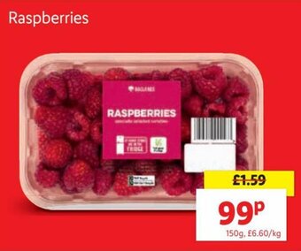 Lidl Raspberries offer