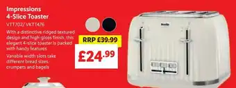 Lidl Impressions 4-Slice Toaster offer