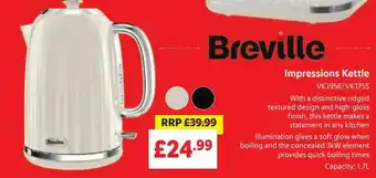 Lidl Breville Impressions Kettle offer