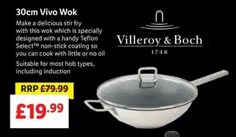 Lidl Villeroy & Boch 30cm Vivo Wok offer