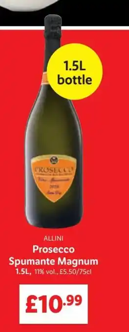 Lidl Prosecco Supmante Magnum 1.5L offer