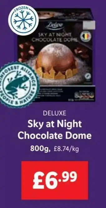 Lidl Sky at Night Chocolate Dome 800g offer