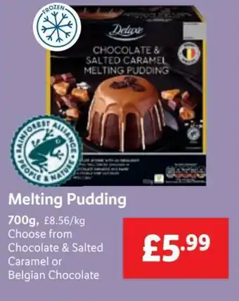 Lidl Melting Pudding 700g offer