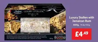 Lidl Luxury Stollen with Jamaican Rum 600g offer