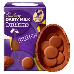 Sainsbury's Cadbury Dairy Milk Giant Buttons Medium Chocolate Easter Egg 96g offer