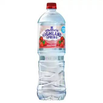 Sainsbury's Highland Spring Strawberry Still Flavoured Spring Water 1.25L offer