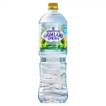 Sainsbury's Highland Spring Lemon & Lime Still Flavoured Spring Water 1.25L offer