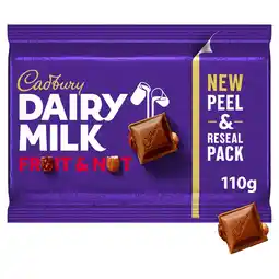 Sainsbury's Cadbury Fruit & Nut Dairy Milk 110g offer