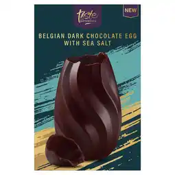 Sainsbury's Sainsburys Belgian Dark Chocolate XL Easter Egg with Sea Salt, Taste the Difference 230g offer