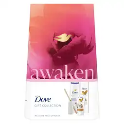 Sainsbury's Multi Branded Dove Gift Set Awaken Collection Pieces x3 offer