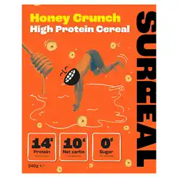 Sainsbury's Surreal Honey Crunch High Protein Cereal 240g offer