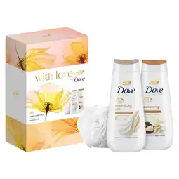 Sainsbury's Multi Branded With Love From Dove Gift Set Pampering Duo x2 offer