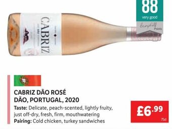 Lidl Cabriz Dao Rose Dao, Portugal 2020 offer