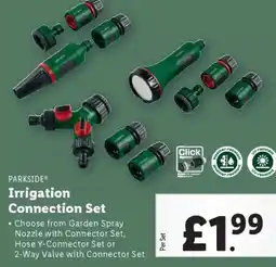 Lidl PARKSIDE Irrigation Connection Set offer