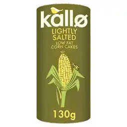 Morrisons Kallo Lightly Salted Wholegrain Low Fat Corn Cakes offer