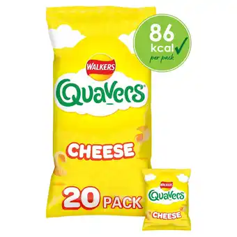 Morrisons Walkers Quavers Cheese Multipack Snacks Crisps offer