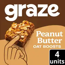 Morrisons Graze Peanut Butter Protein Oat Boost Flapjack Snack Bars offer