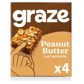 Morrisons Graze Peanut Butter Protein Oat Boost Flapjack Snack Bars offer