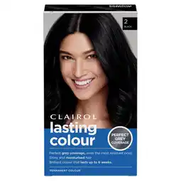 Morrisons Clairol Lasting Colour Permanent Hair Dye 2 Black offer