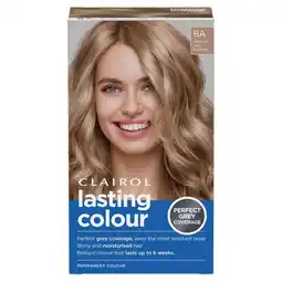 Morrisons Clairol Lasting Colour Permanent Hair Dye 8a Medium Ash Brown offer