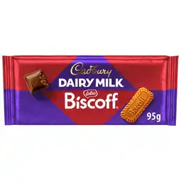Iceland Cadbury Dairy Milk Biscoff Biscuit Chocolate Bar 95 g offer