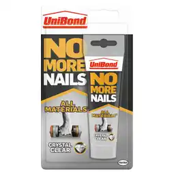 Asda UniBond UniBond No More Nails All Materials Crystal Tube offer