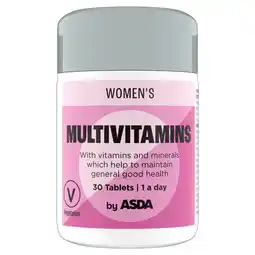 Asda ASDA Women's Multivitamins 30 Tablets offer