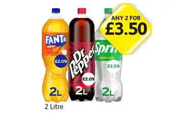 Londis Fanta Orange, Dr Pepper, Sprite offer