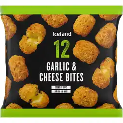 Iceland Iceland 12 (Approx.) Garlic & Cheese Bites 198g offer