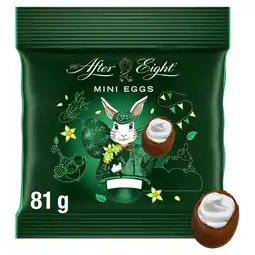 Iceland After Eight Dark Mint Chocolate Easter Mini Eggs Sharing Bag 81g offer