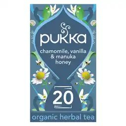 Morrisons Pukka Chamomile Vanilla & Manuka Honey Herbal Tea 20 Sachets offer