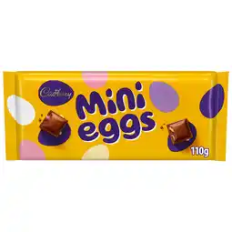 Iceland Cadbury Mini Eggs Chocolate Bar 110g offer