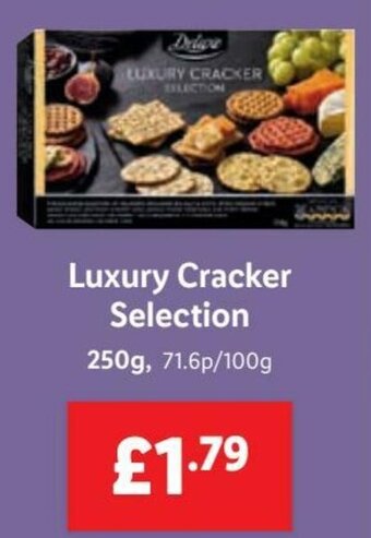 Lidl Luxury Cracker Selection 250g offer