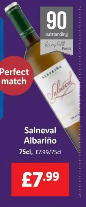 Lidl Salneval Albarino 75cl offer