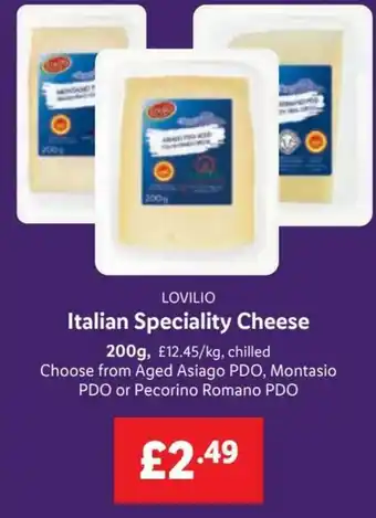 Lidl Italian Speciality Cheese 200g offer