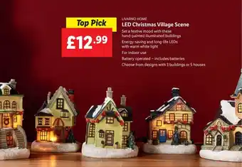 Lidl LED Christmas Village Scene offer