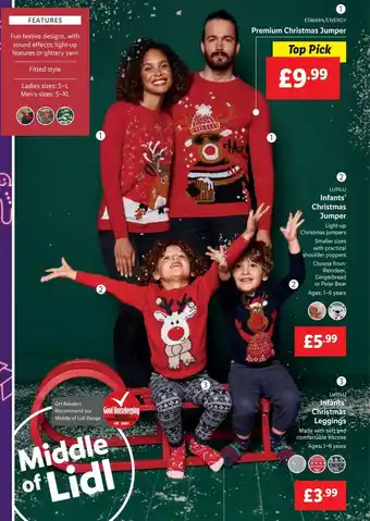 Lidl Premium Christmas Jumper offer
