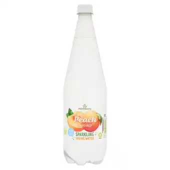 Morrisons Morrisons No Added Sugar Sparkling Peach Spring Water offer