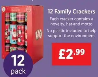 Lidl 12 Familty Crackers offer